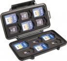 0915 Memory Card Case - 12 SD cards, 6 mini SD cards, & 6 micro SD cards